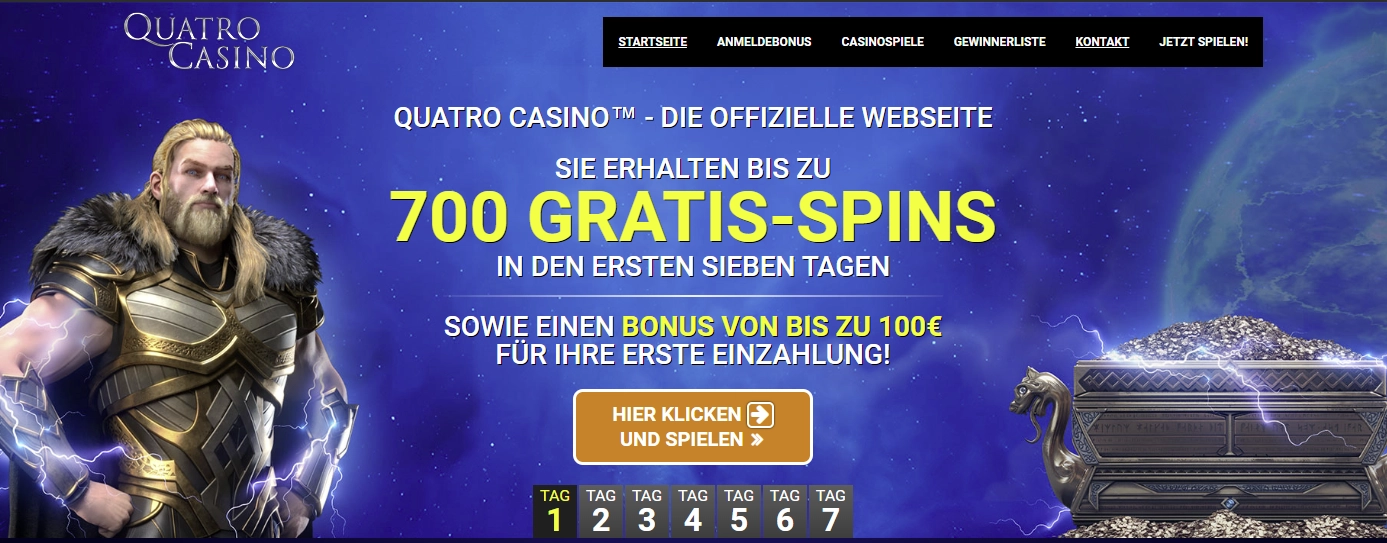 Einblick in die Lobby von Quatro Casino